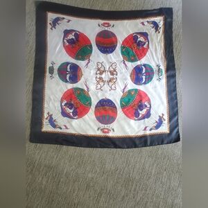 Scarf vintage celestial-style